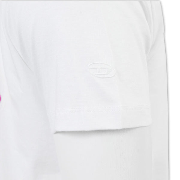 ディーゼル DIESEL 半袖 ネオン プリント Tシャツ A05264-0PATI T-INY-C1-100