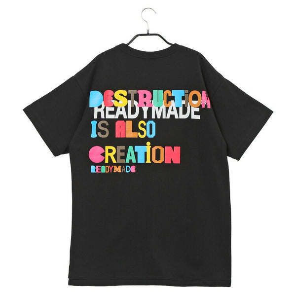レディメイド READYMADE Tシャツ COLLAPSED FACE T-SHIRT RE-CO-BK-00-00-143-BLACK【SALE】